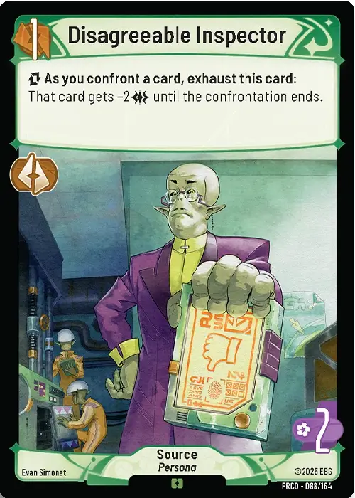 Disagreeable Inspector