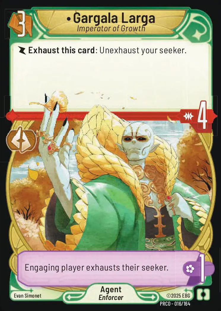 Gargala Larga, Imperator of Growth