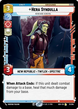 Hera Syndulla, Renegade General