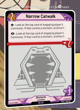 Narrow Catwalk