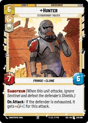 Hunter, Extraordinary Tracker
