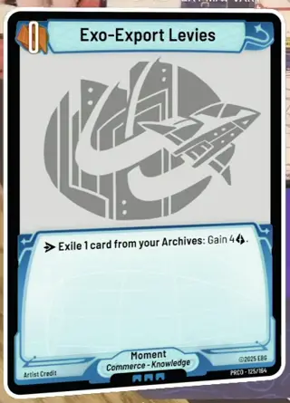 Exo-Export Levies