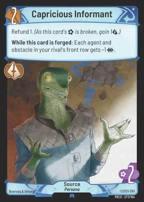 Capricious Informant