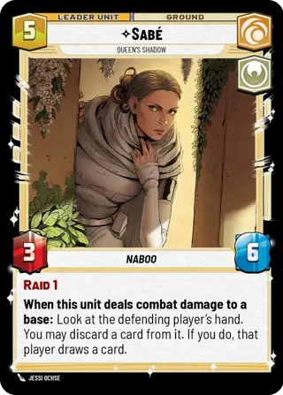 Sabé, Queen's shadow