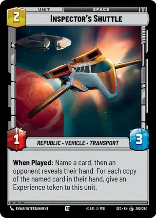 Inspector's Shuttle