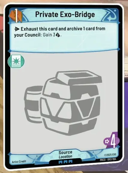 Private Exo-Bridge