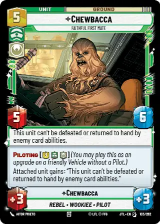 Chewbacca, Faithful First Mate