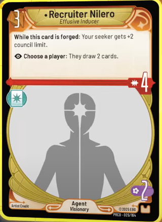 Recruiter Nilero, Effusive Inducer