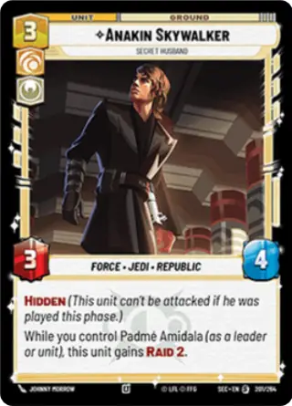 Anakin Skywalker, Secret Husband