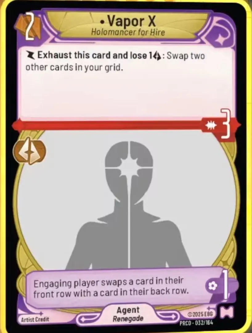 Vapor X, Holomancer for Hire