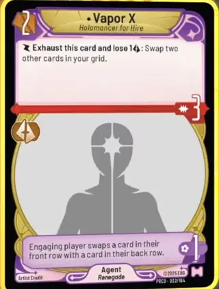 Vapor X, Holomancer for Hire
