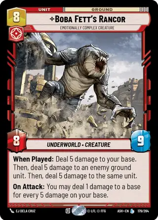 Boba Fett's Rancor, Emotionally Complex Creature