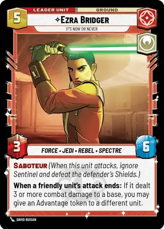 Ezra Bridger, It's Now Or Never